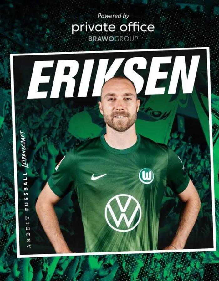 星空体育app官方网站-埃里克森自由转会沃尔夫斯堡，签约至2027年